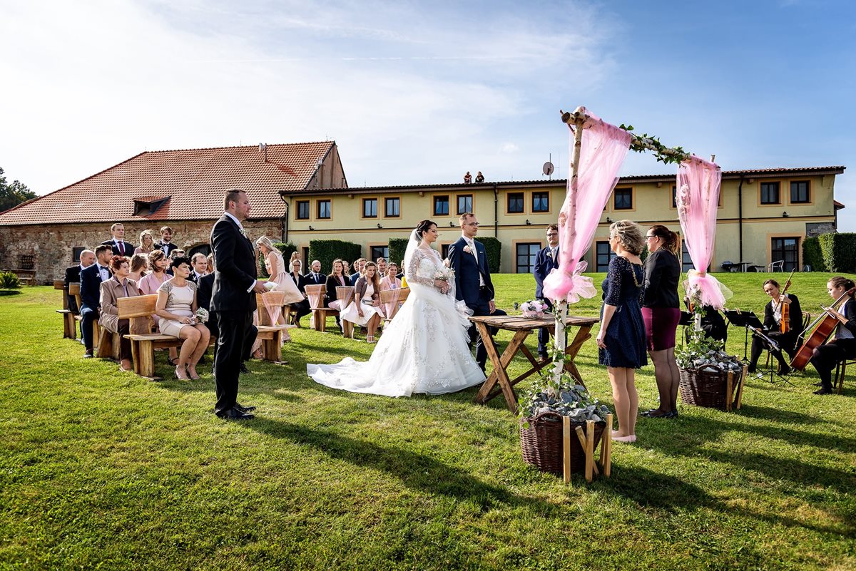 Svatební obřad, svatební obřad v Hotelu Buchlov