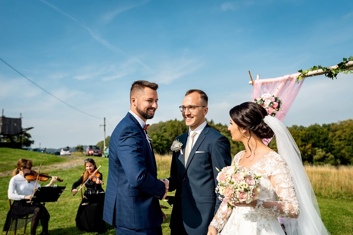 Svatební obřad, svatební obřad v Hotelu Buchlov