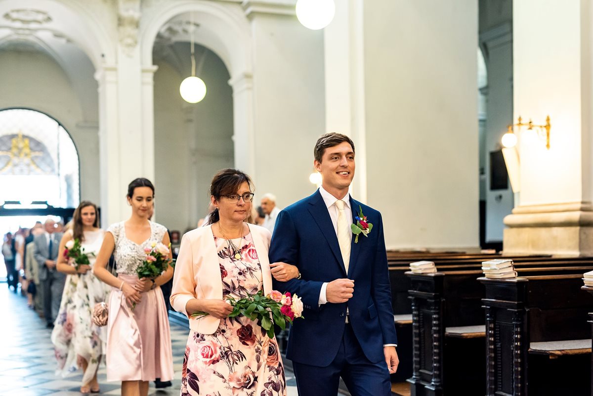 Svatební obřad, svatební obřad v kostele svatého Tomáše v Brně, svatební obřad Brno