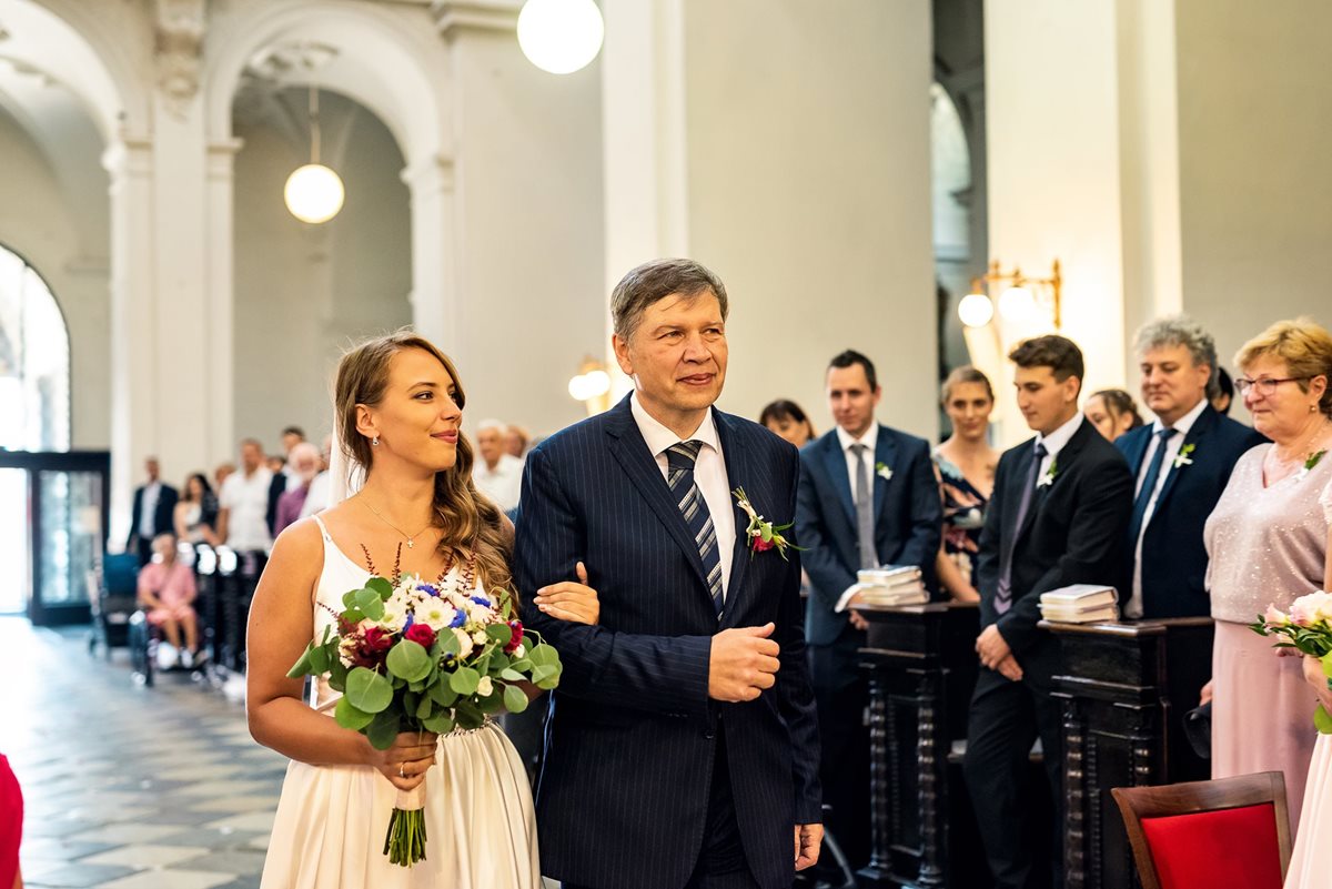 Svatební obřad, svatební obřad v kostele svatého Tomáše v Brně, svatební obřad Brno